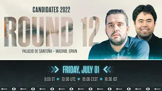 FIDE Candidates 2022 | Round 12 | Live Commentary with Judit Polgar & Jan Gustafsson