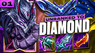 Unranked to Diamond in EUW - Using best Master Yi Builds and Runes - High Elo Jungle Gameplay