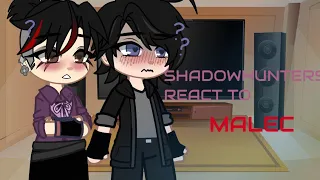 past shadowhunters react to Malec 2/2 credits in desc