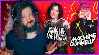 IS IT ACTUALLY CRINGE? Machine Gun Kelly ft. Bring Me The Horizon "Maybe" - REACTION / REVIEW