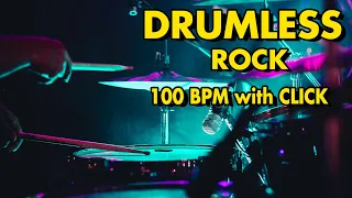 Hard Rock Backing Track | No Drums with Click 100 bpm