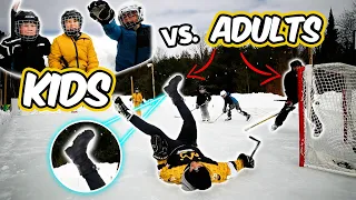 Hockey VS 8 Year OIds BUT every game gets harder
