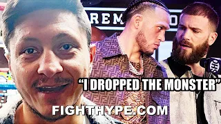 RONALD GAVRIL, DROPPED DAVID BENAVIDEZ, GIVES CALEB PLANT ADVICE TO SLAY "MONSTER"; PREDICTS WINNER