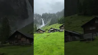 Водопад Штойбен (Штаублифаль), Унтерланд, кантон Ури, Швейцария.