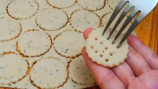 Salt Crackers & Salt cookies eggless / without butter 👌🔝 ASMR RECIPE