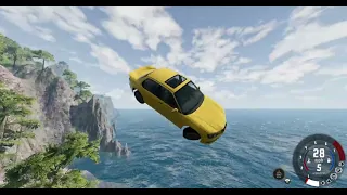 BeamNG drive   спуск без тормозов и и с газом