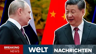 EIN JAHR UKRAINE-KRIEG: China fordert Waffenruhe! Selenskyj reagiert - Putin schweigt | WELT STREAM