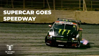 Supercar goes Speedway | Cam Waters tackles Warrnambool in a V8 Supercar!