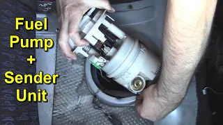 Removing the Fuel Pump and Sender Unit - Peugeot 307