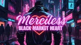 Black Market Heart (AI Music Video) ( Synthwave / Cyberpunk / Industrial )