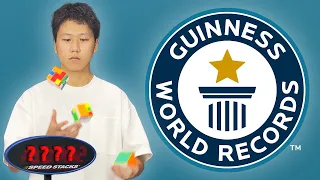 Solving Cubes Whilst JUGGLING - Guinness World Records