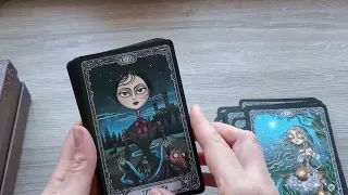 ТАРО ТЕМНЫЙ ОСОБНЯК  Review the DARK MANSION TAROT Taroteca Studio  deck комикс Обзор колоды карт