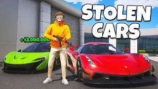 Stealing Cars From Black Market Dealership in GTA 5 RP..