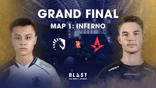 BLAST Global Final Bahrain 2019 - Grand Final - Team Liquid vs Astralis Map 1 (Inferno)