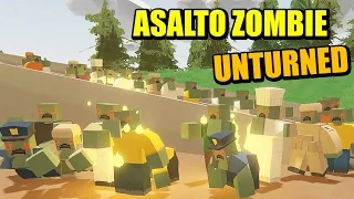 UNTURNED - Oleadas de zombies conquistando la ciudad | Gameplay Español