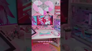 my pink pc desk setup upgrade! ♡ (yae miko theme)