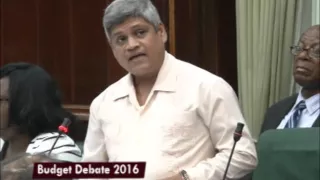 Budget Debate 2016   Hon  Jaipaul Sharma