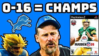 Can I Win The Super Bowl With The 0-16 Lions Without Changing The Roster In Madden 09?