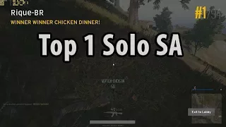 [PUBG] Top 1 Solo SA - Melhor camper do Brasil (Rique-BR)