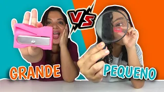 MATERIAL ESCOLAR CHALLENGE! Grande vs Pequeno