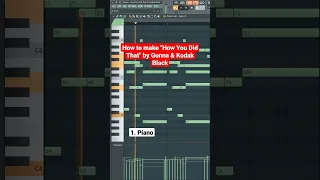 How to make "How You Did That" by Gunna & Kodak Black #shorts