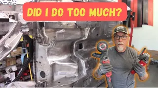 More problems prepping the bottom of the Mach 1. I solve problems. #mustang #howto #dynacorn
