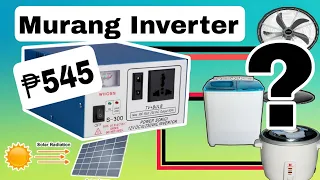 Inverter for Simple Solar setup 12v to 230v inverter