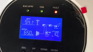 How do I clear this error 10 on growatt inverter