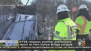 NTSB releases update on investigation into Fern Hollow Bridge collapse