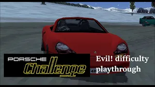 Porsche Challenge - Evil! difficulty playthrough