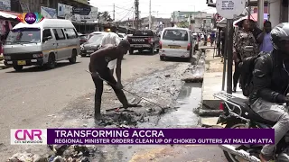 Greater Accra Regional Minister orders cleanup of choked gutters at Mallam Atta | Citi Newsroom