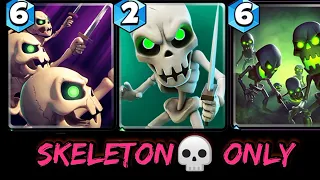 Castle crush - Using only Skeletons! - Castle crush Gameplay