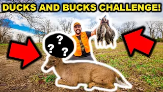 IMPOSSIBLE Ducks AND Bucks ONE-DAY Challenge!!! (Catch Clean Cook)