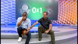 Ivan Moré CHORA ao vivo pela morte do pai e assume torcer pro Corinthians no GloboEsporte