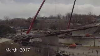 Lakeshore Bridge Reconstruction – Time Lapse February-May, 2017