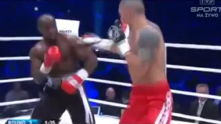 Александр Усик    Бен Нсафоа НОКАУТ! Oleksandr Usyk vs Ben Nsafoah KO 26 04 2014