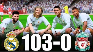 FIFA 23 | RONALDO, MESSI, MBAPPE, NEYMAR, ALL STARS | Real Madrid 103-0 Liverpool | PS5 4K 60FPS