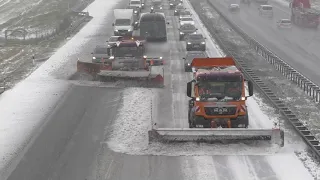 Snowplows German Highway