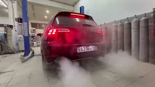 VOLKSWAGEN GOLF MK7 GTI. Exhaust sound. Управляемый выхлоп. Выхлоп с регулировкой. Заслонка выхлопа.