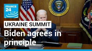 Biden agrees in principle to Ukraine summit with Putin brokered by Macron • FRANCE 24 English