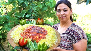 Golden Hands Cooking New (Pilaf Recipe) Inside Chicken | New Currasana Recipe