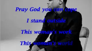 This Woman's Work by Maxwell with lyrics