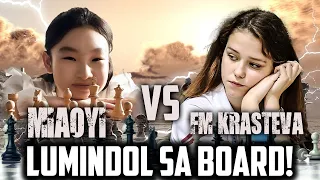 LUMINDOL SA BOARD! KAPIT MGA KAMATYAS! Miaoyi vs FM Krasteva 2022