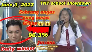 June 3, 2024, TNT school showdown, Daily Winner, Sobrang angas yung boses, Grabe😱 #tawagngtanghalan