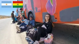 We crossed the Bolivia Argentina BORDER and she is not OK 🇦🇷🇧🇴