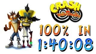 Crash Twinsanity 100% Speedrun in 1:40:08