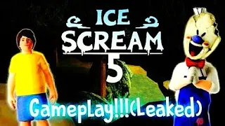 Ice scream 5 Leaked gameplay| secret dump|New Location |Fanmade