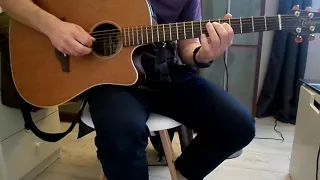 Pink Floyd - High hopes  acoustic guitar solo cover