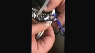 Jarhead Paracord - Motorcycle Get Back Whip - How To Attach the Panic Snap