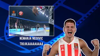 Partizan - Crvena Zvezda | Nemanja Nedović trojka u poslednjoj sekundi | Evroliga 8.12.2022